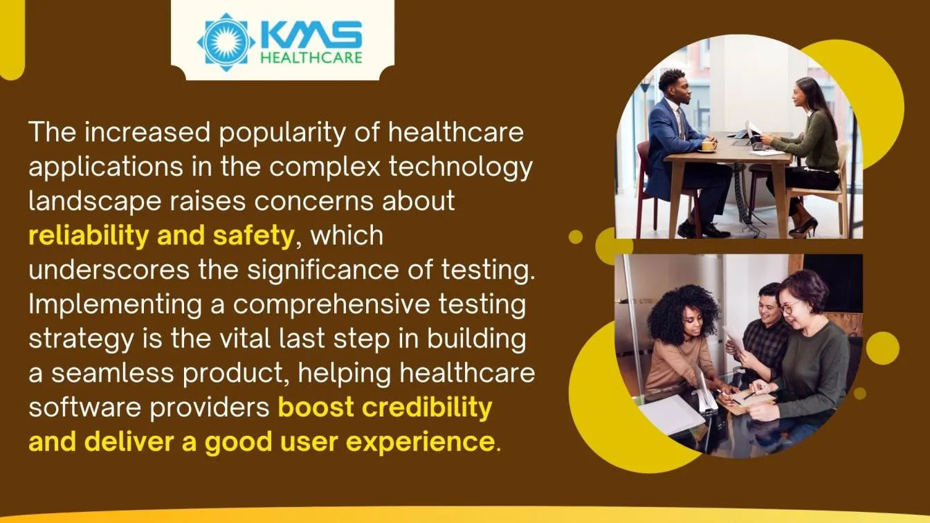 Crucial Role of Software Testing of Healthcare Applications