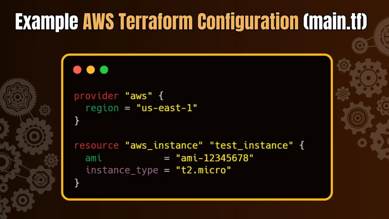  Example AWS Terraform Configuration (main.tf)