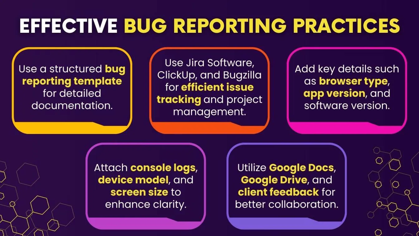  Effective Bug Reporting Practices
