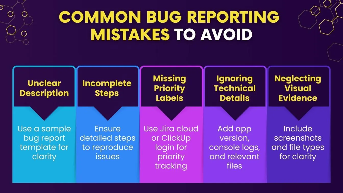 Common Bug Reporting Mistakes to Avoid