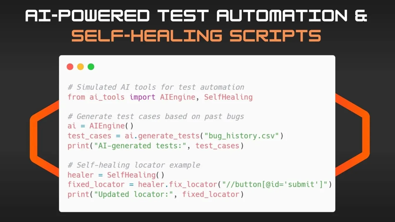 AI-Powered Test Automation & Self-Healing Scripts