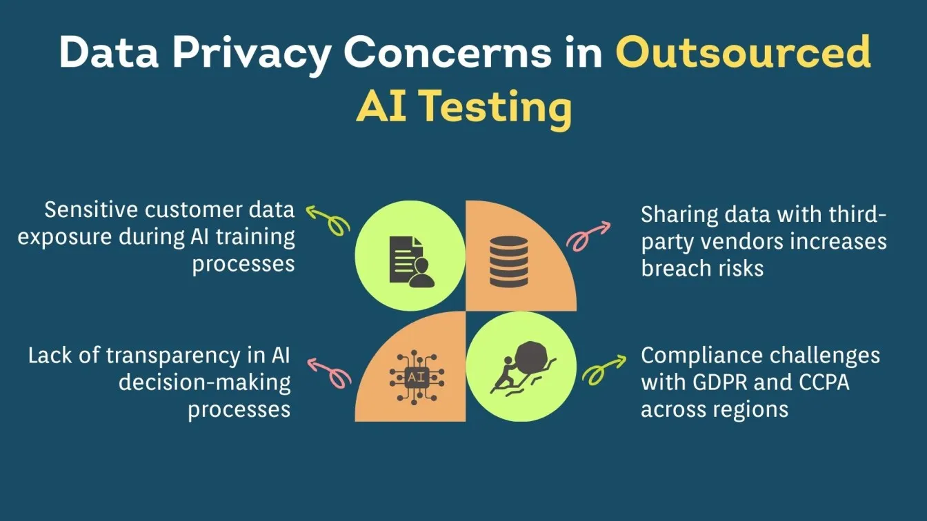 Data Privacy Concerns in Outsourced AI Testing