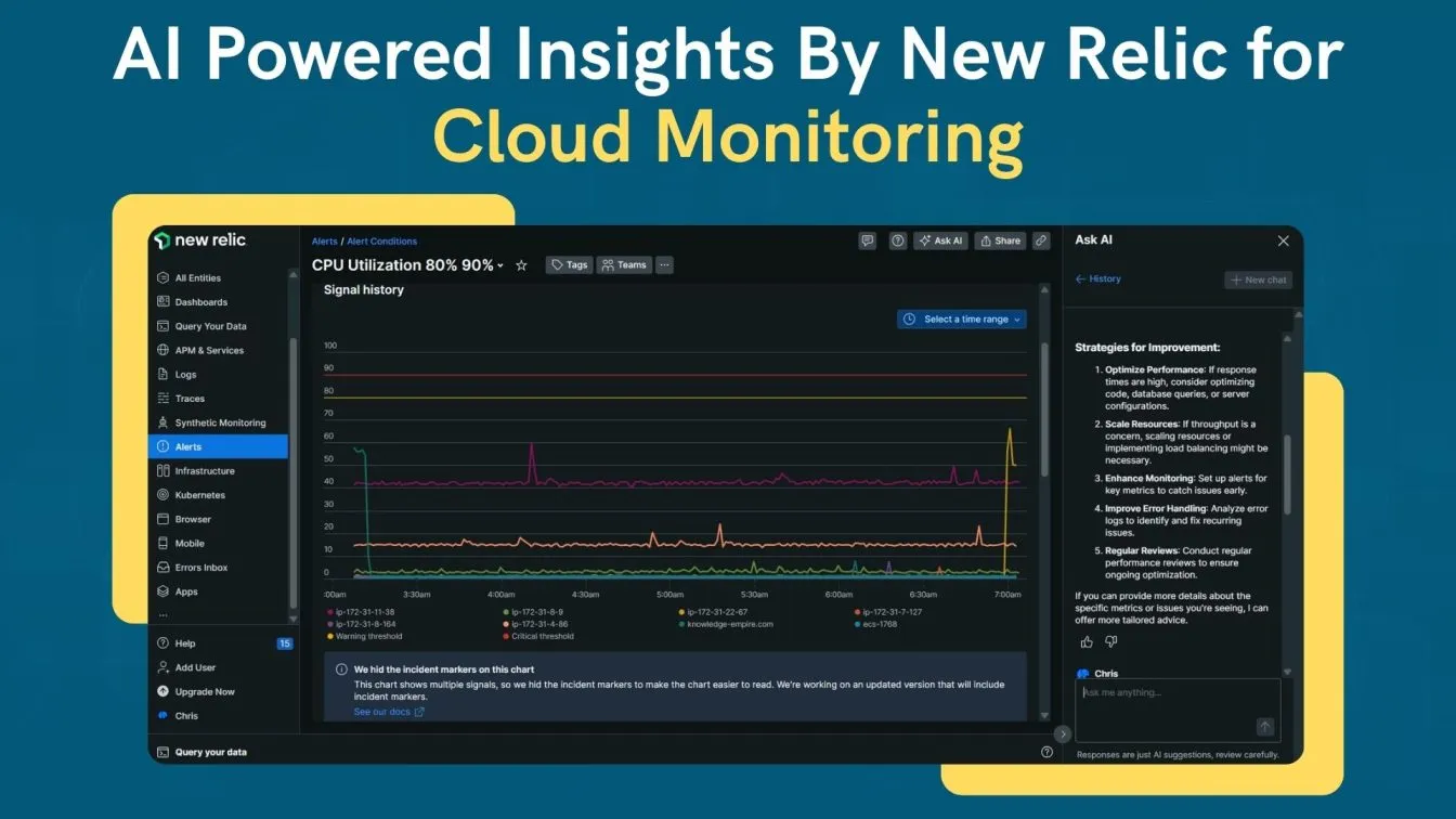 AI Powered Insights By New Relic for Cloud Monitoring