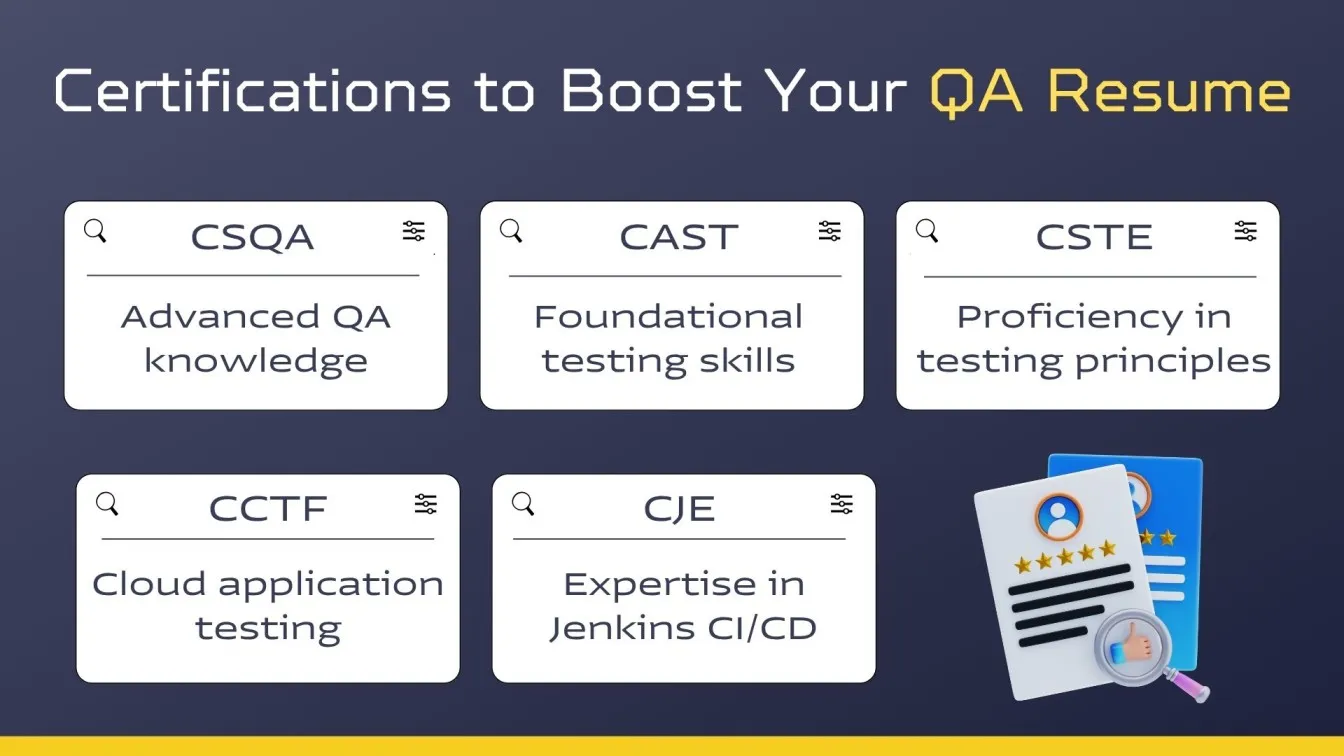 Certifications to Boost Your QA Resume