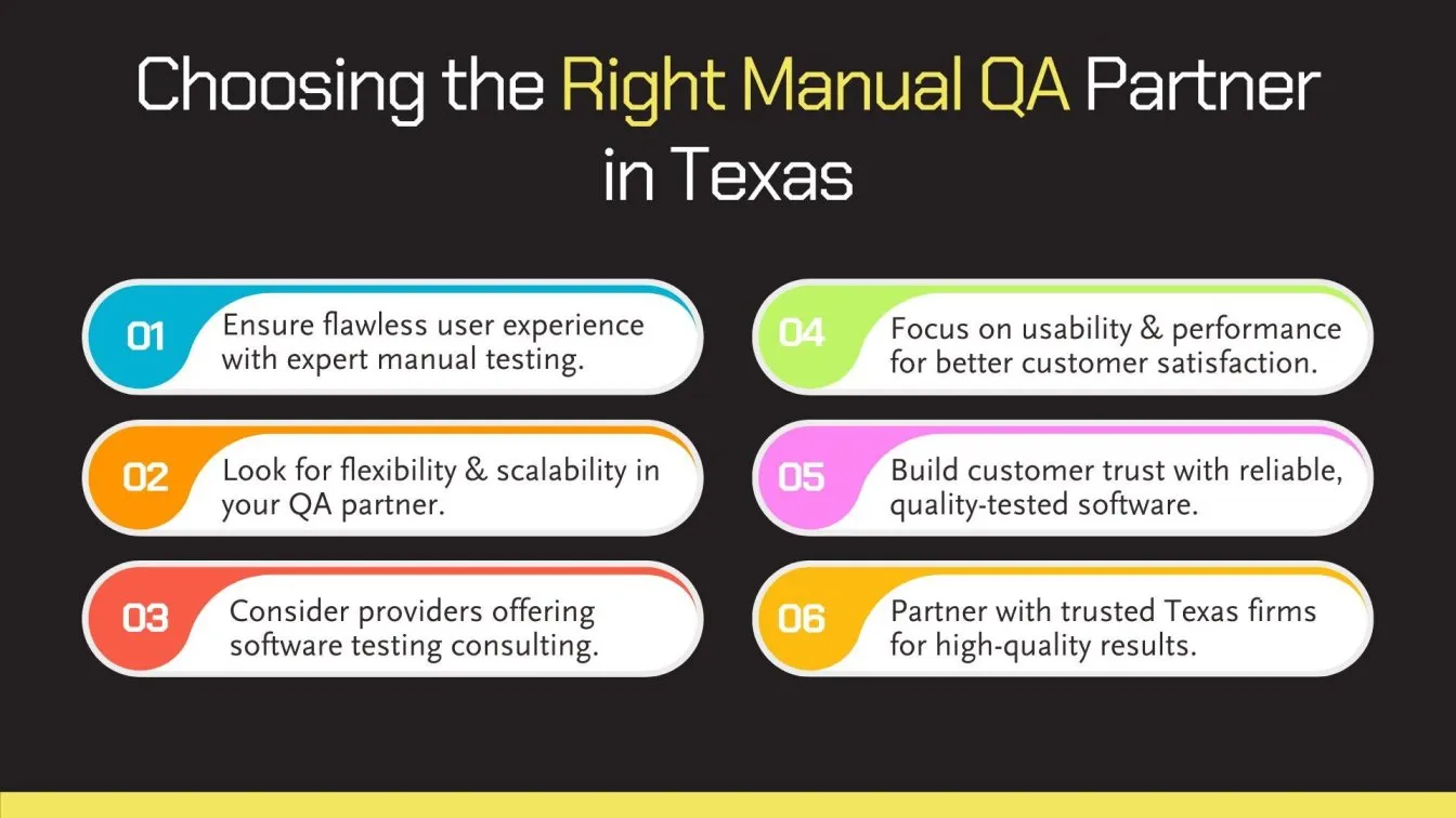 Choosing the Right Manual QA Partner in Texas