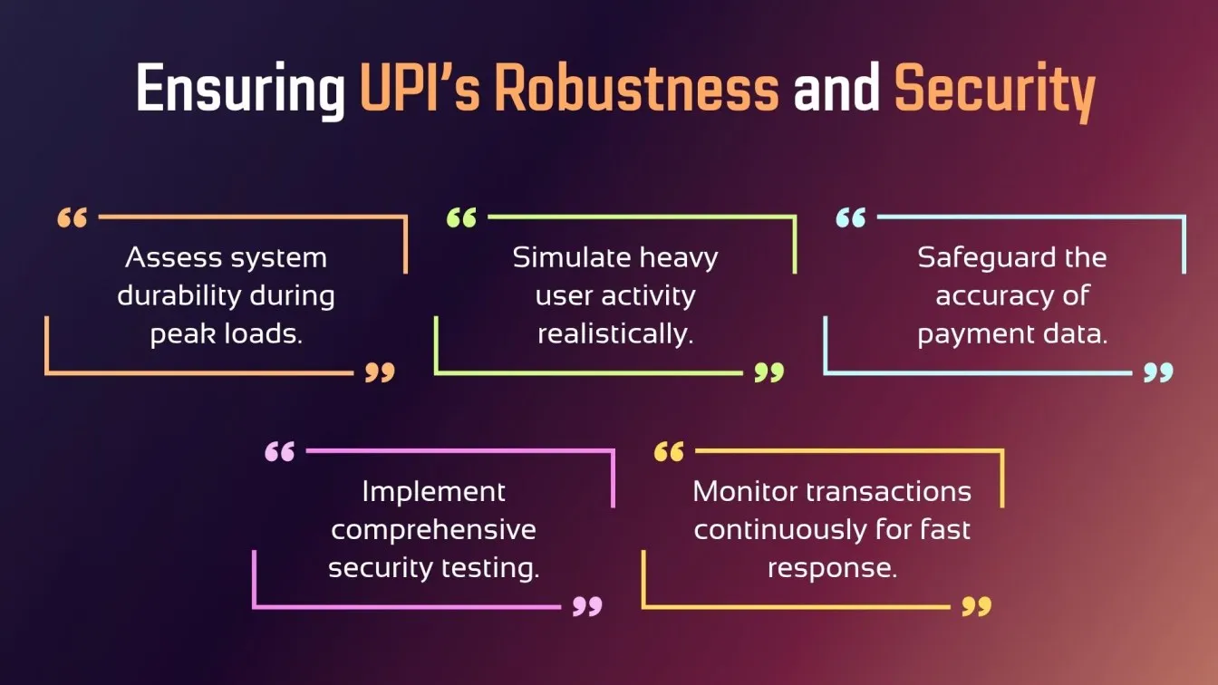 Ensuring UPI’s Robustness and Security
