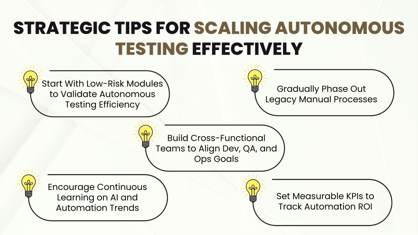 Strategic Tips for Scaling Autonomous Testing Effectively