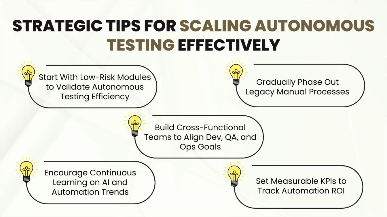 Strategic Tips for Scaling Autonomous Testing Effectively
