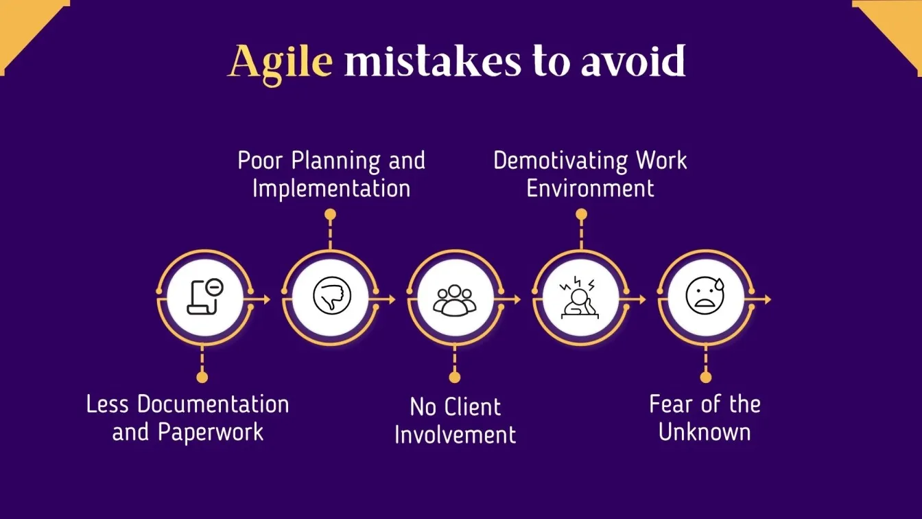Agile mistakes to avoid