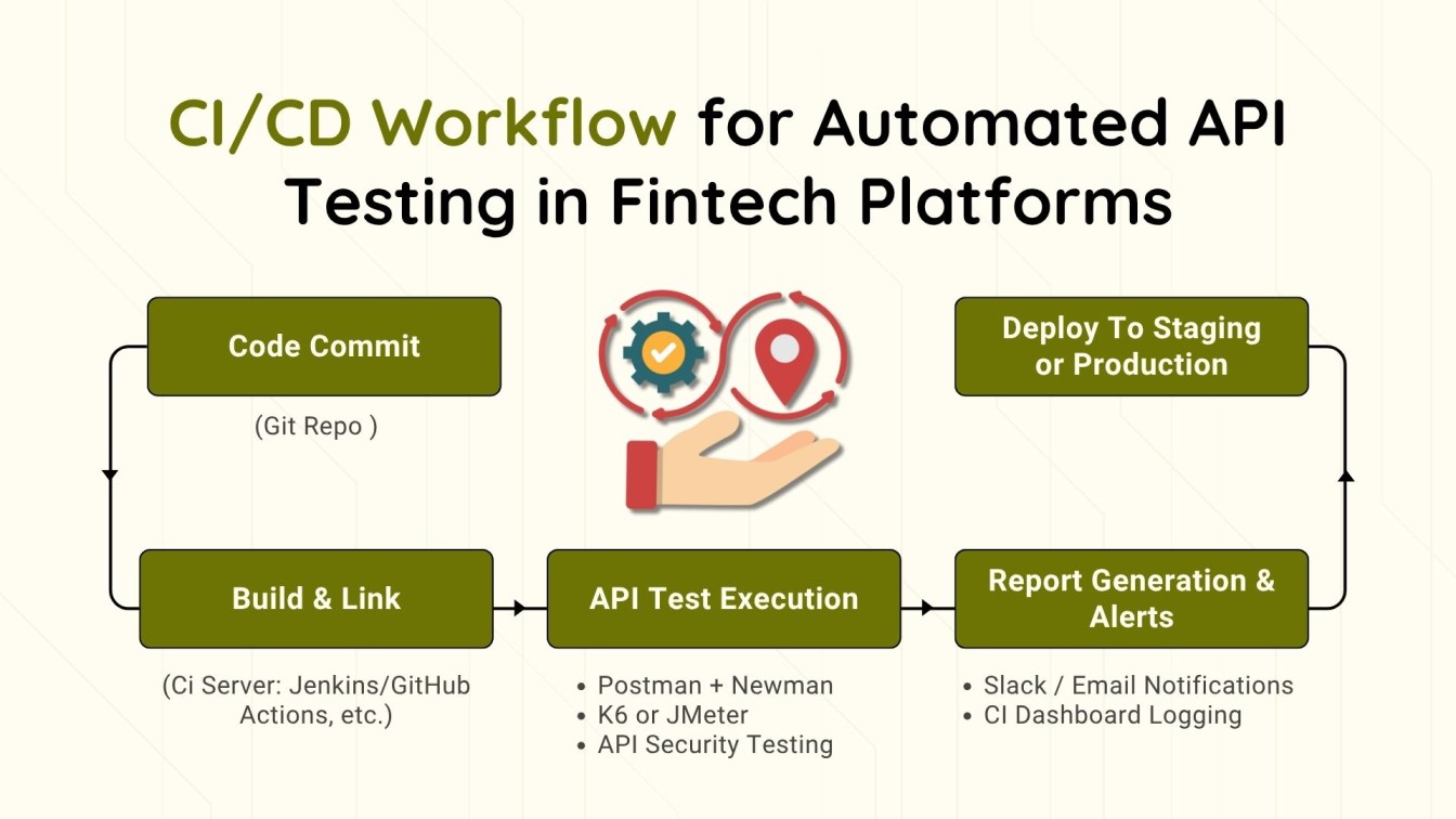 CI/CD Workflow for Automated API Testing in Fintech Platforms