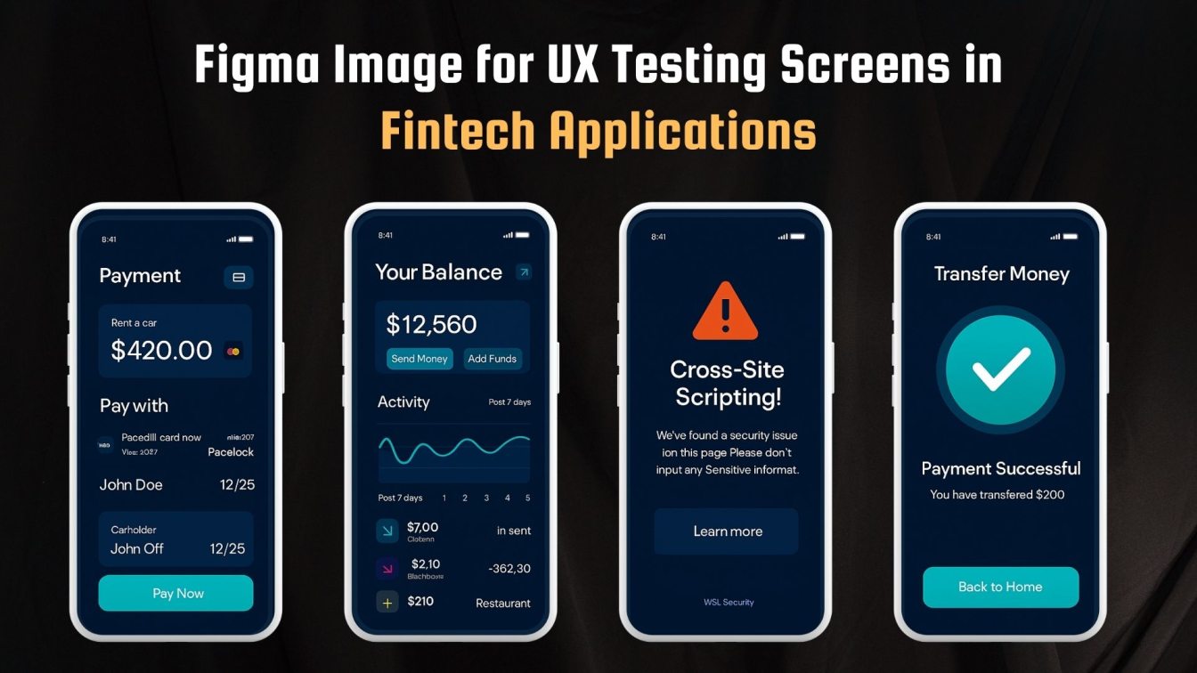 Figma Image for UX Testing Screens in Fintech Applications