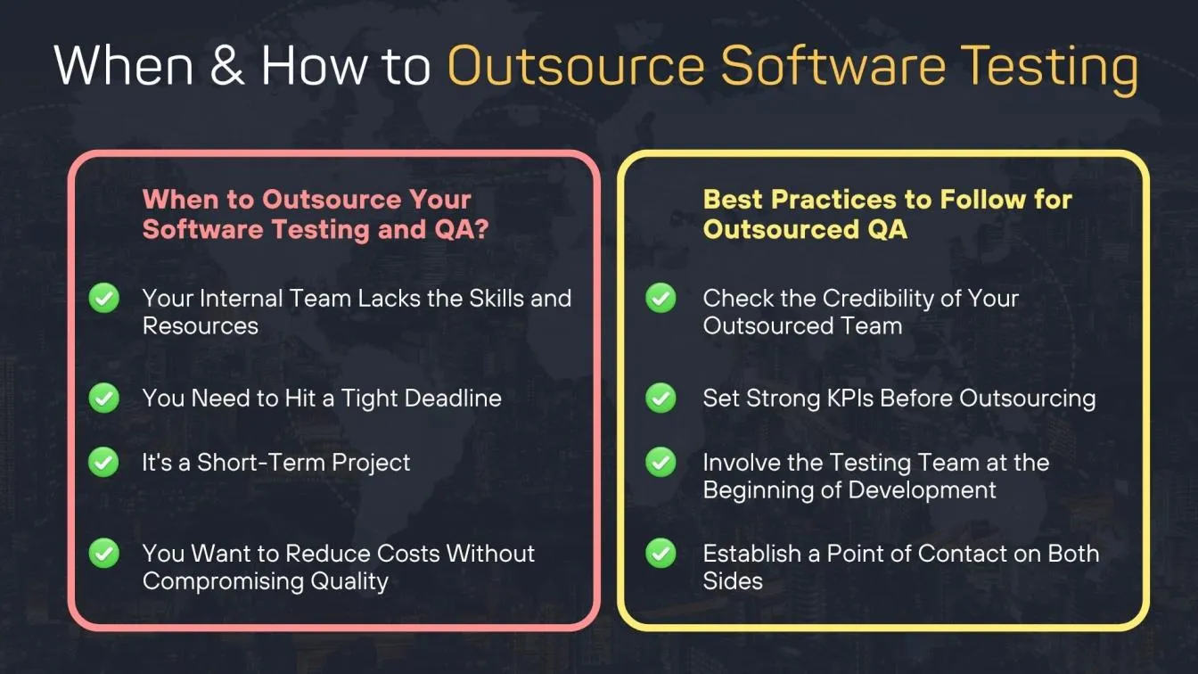 When & How to Outsource Software Testing