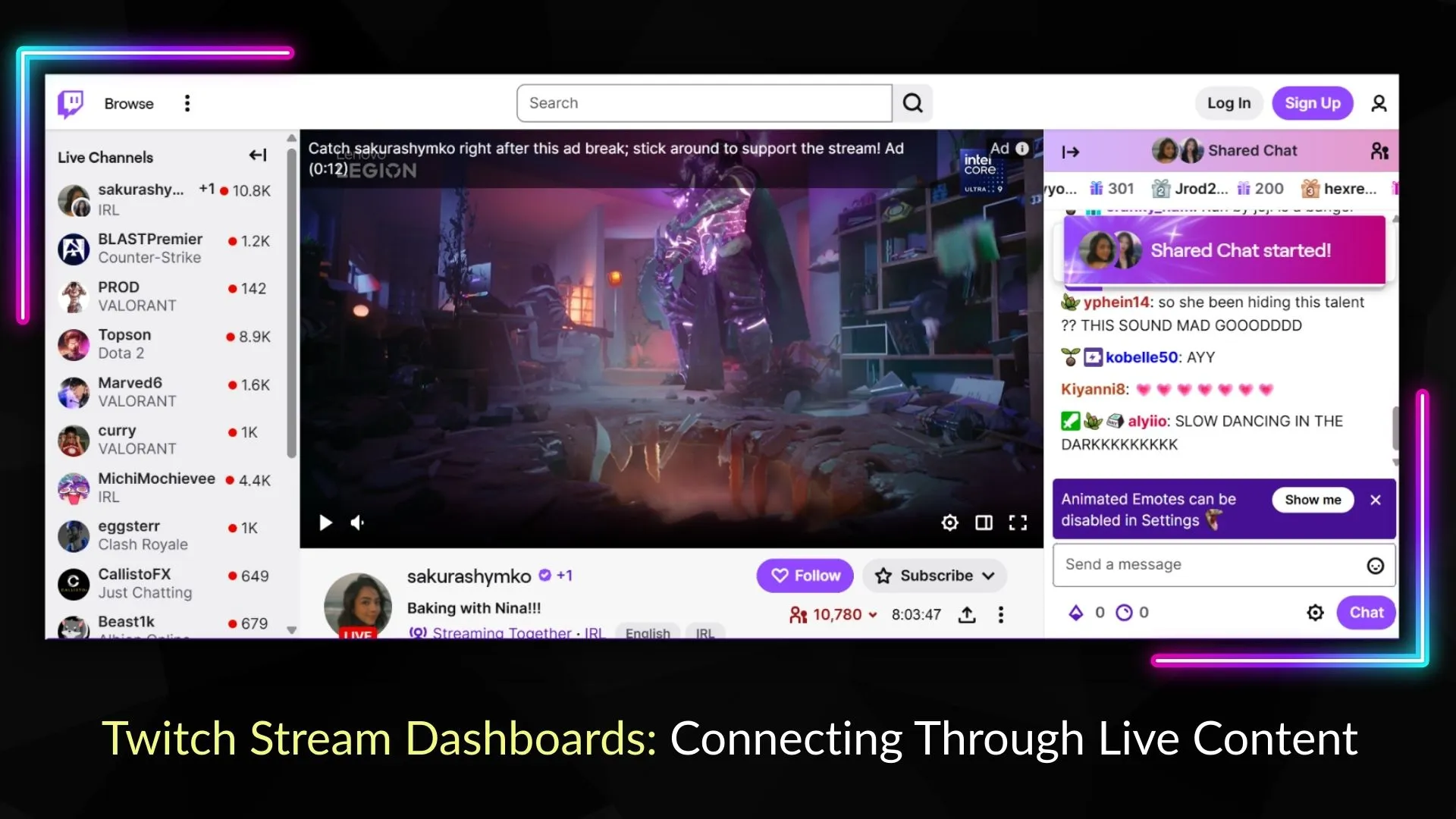 Twitch Stream Dashboards: Connecting Through Live Content