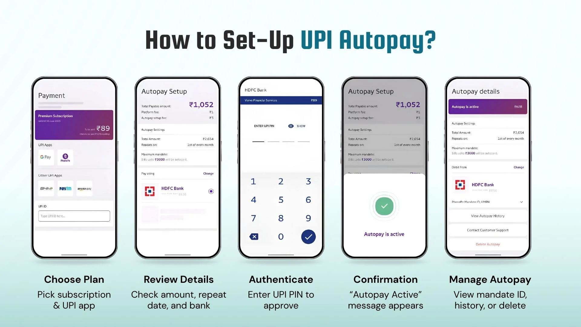 How to Set-Up UPI Autopay?