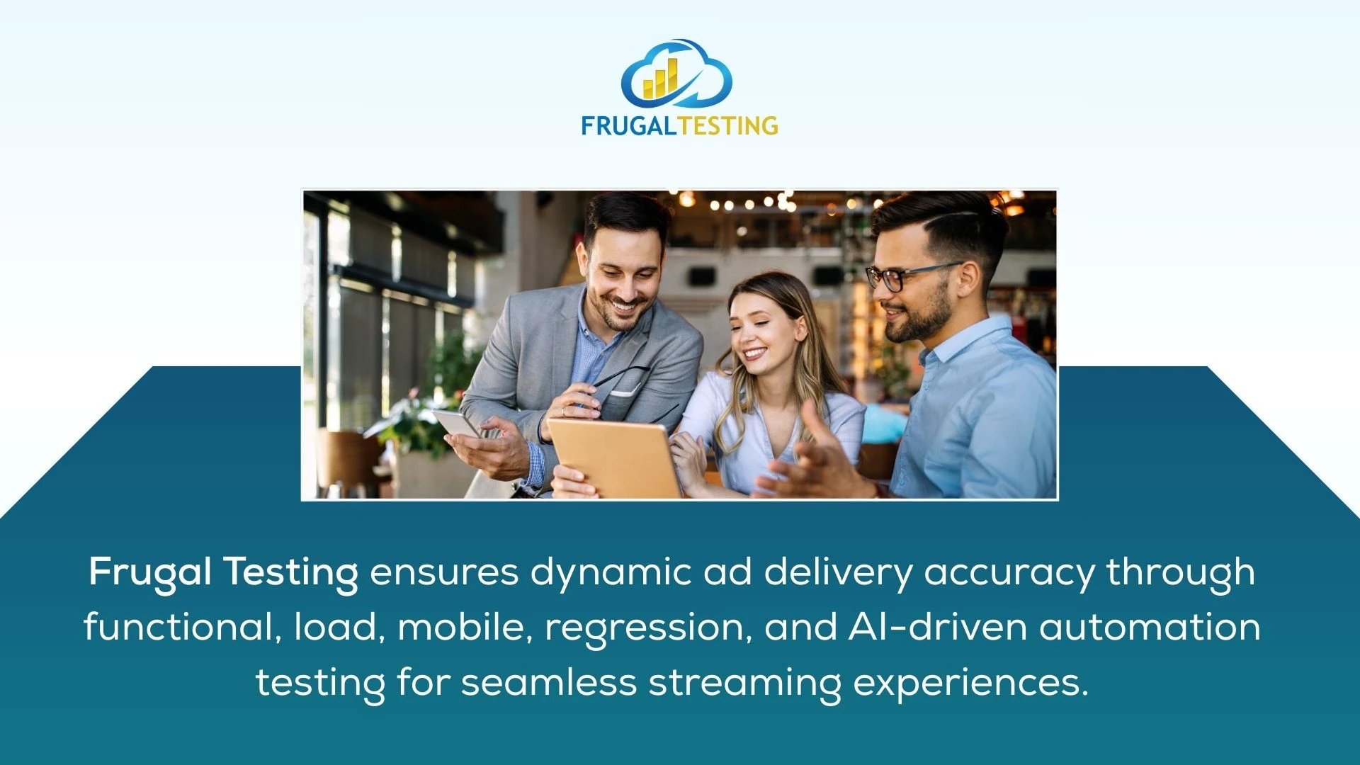 Frugal Testing Services for Dynamic Ad Delivery