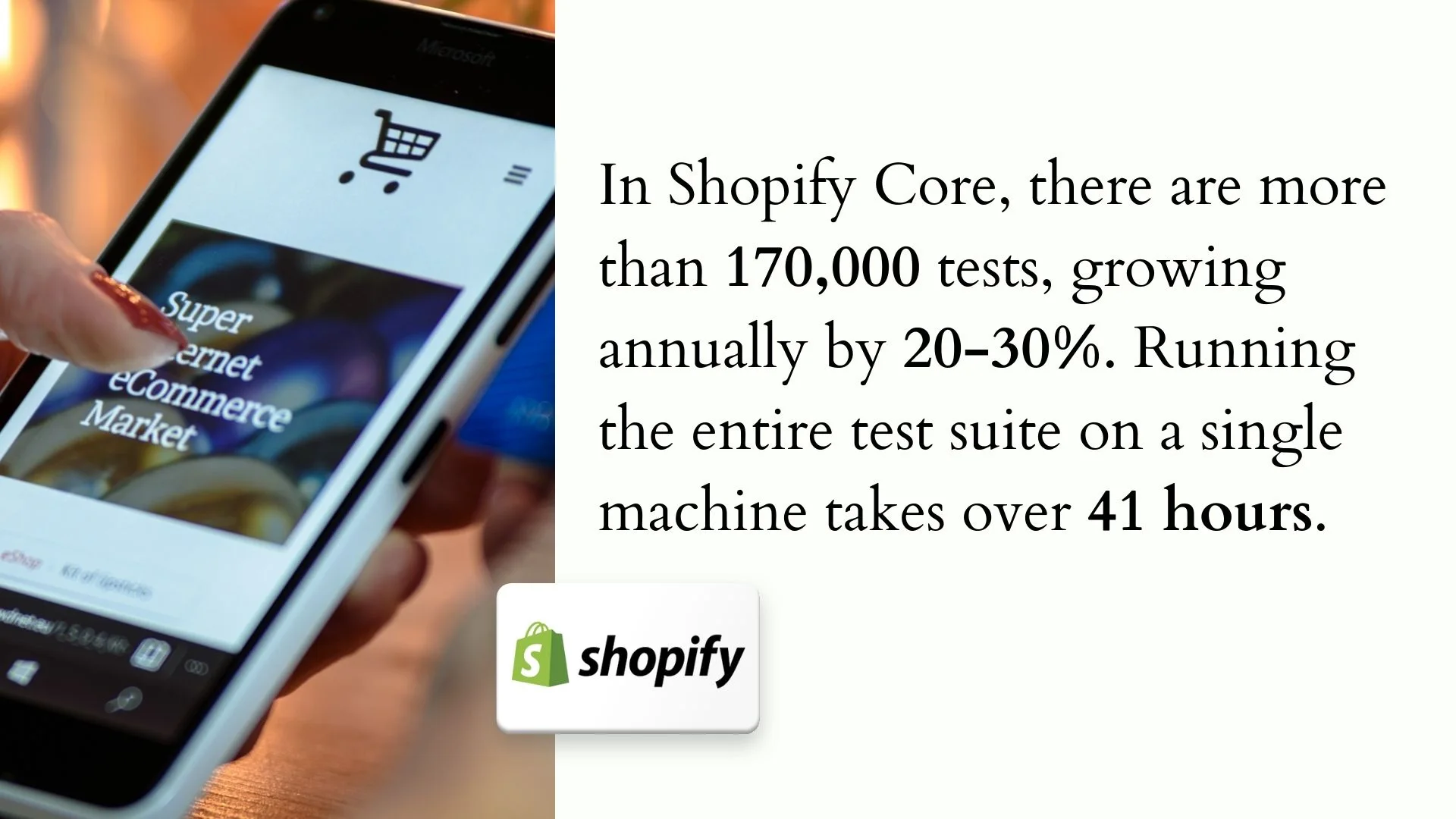 Shopify Core Test Suite Scale