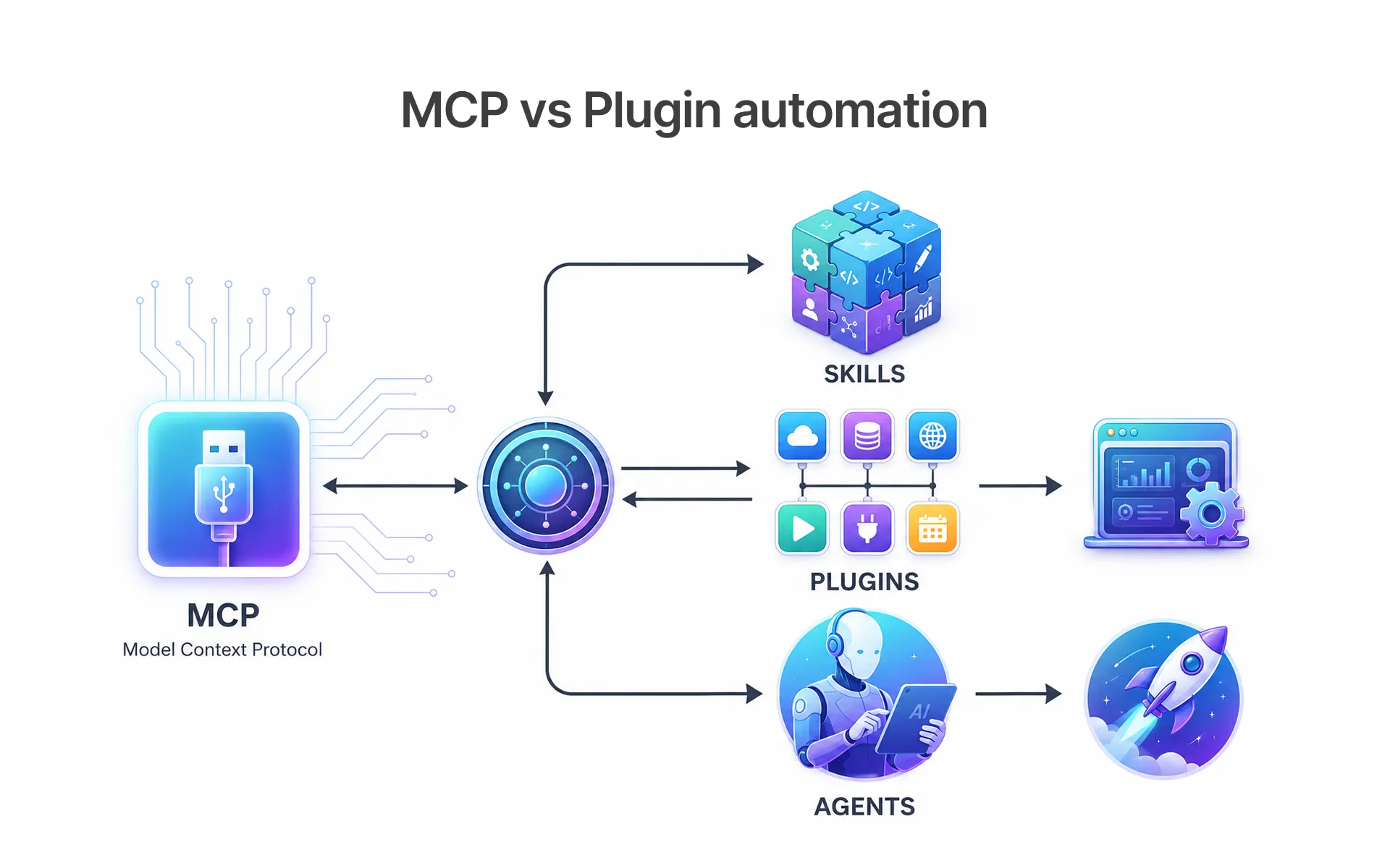 MCP vs Plugin Automation