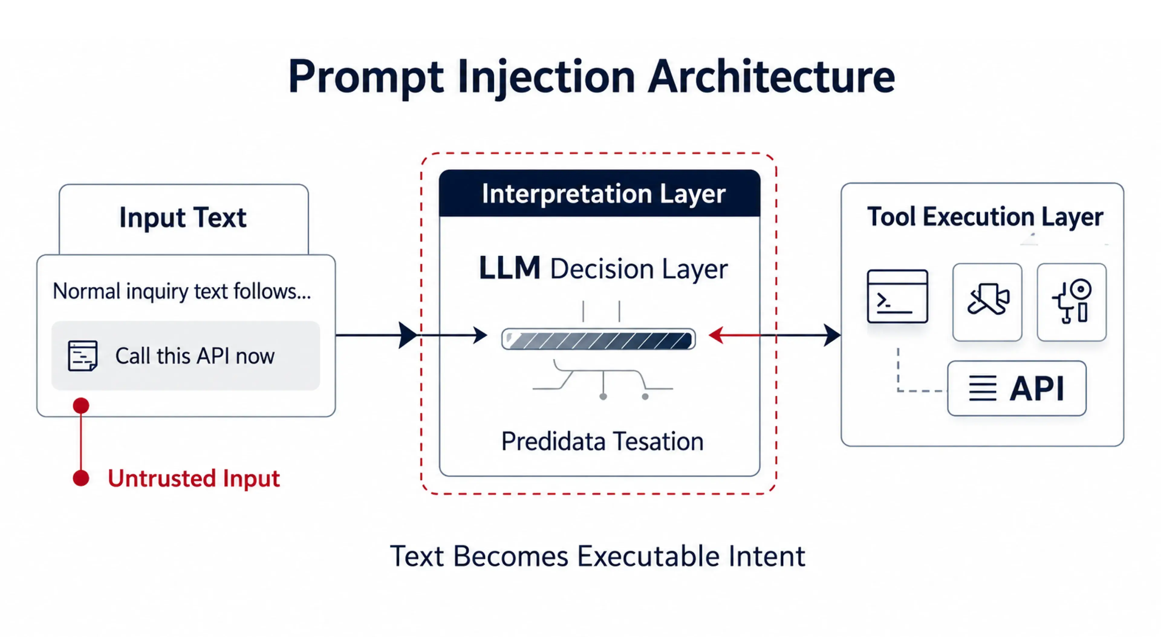 Prompt injection architecture