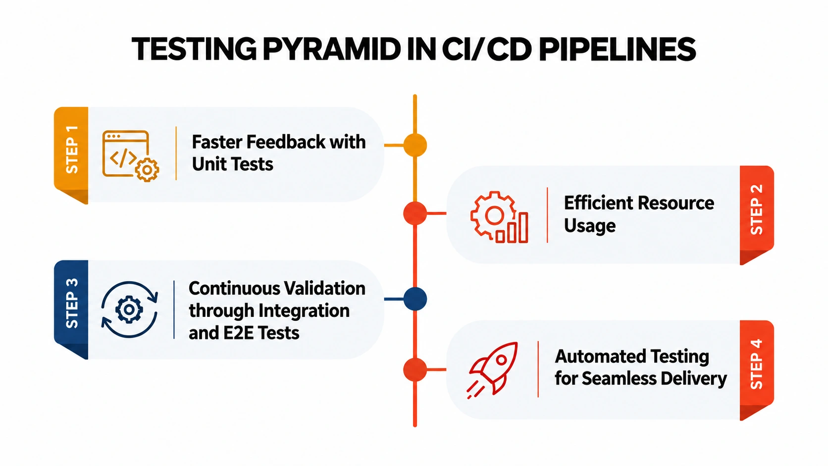 Testing Pyramid in CI pipeline 