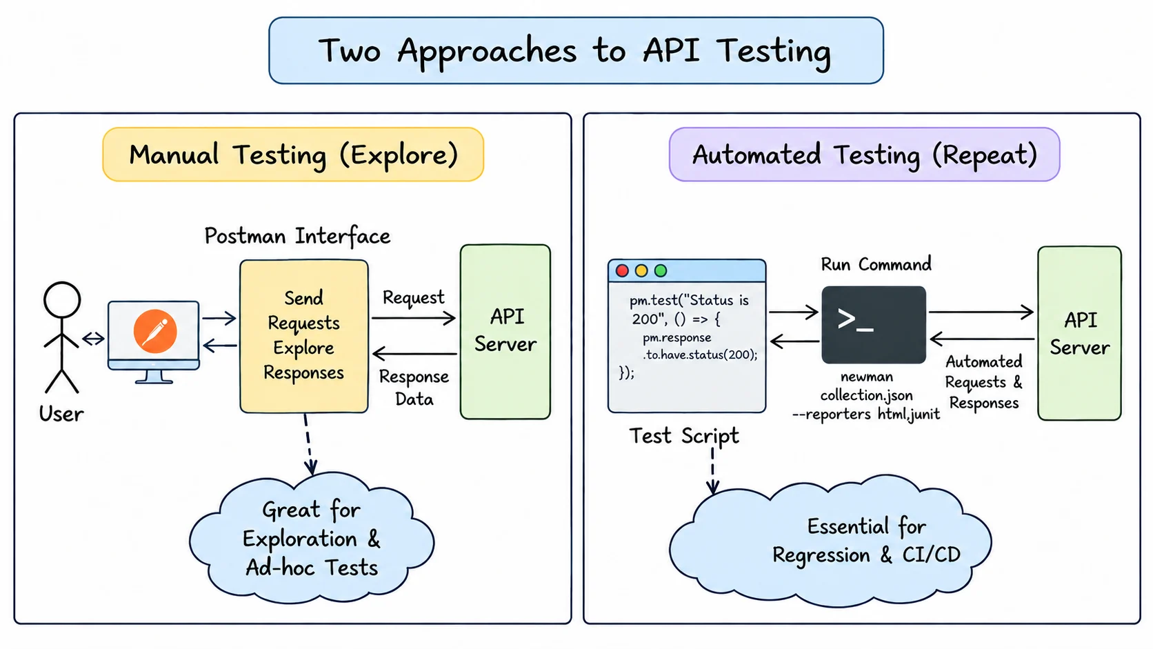 Manual Automated API Testing 
