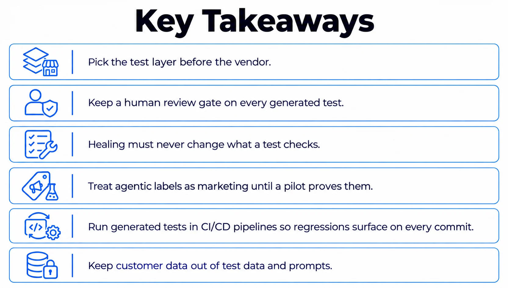 Key Takeaways for Top Generative AI Tools