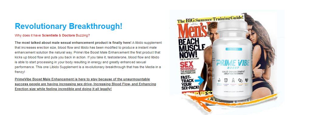 Prime Vibe Boost Male Enhancement