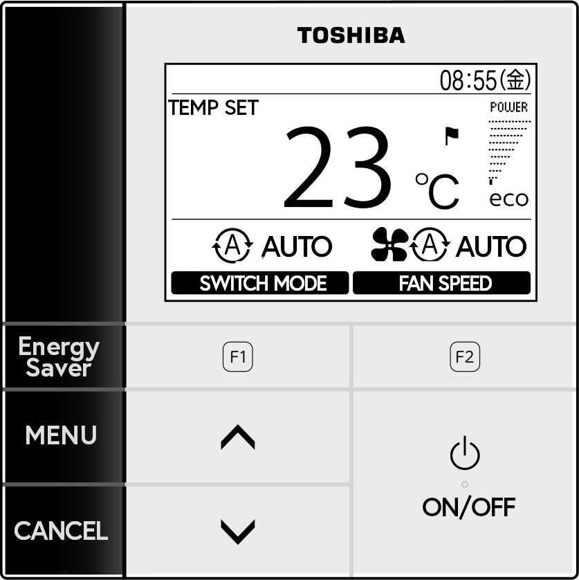 an image of the AC panel located on the wall