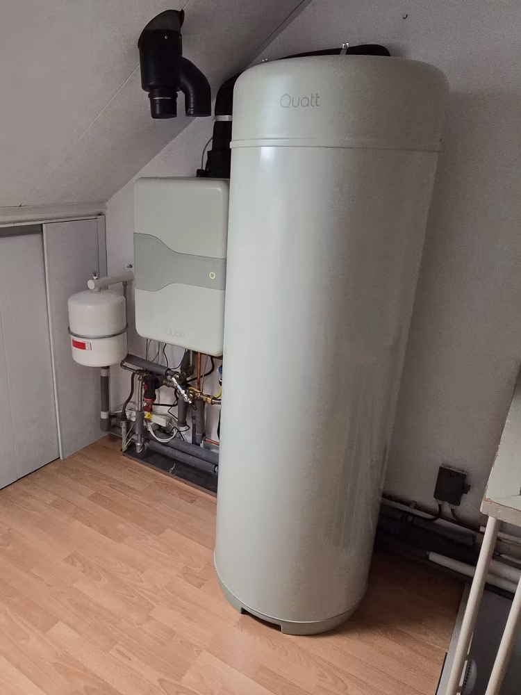 Foto van de Quatt installatie