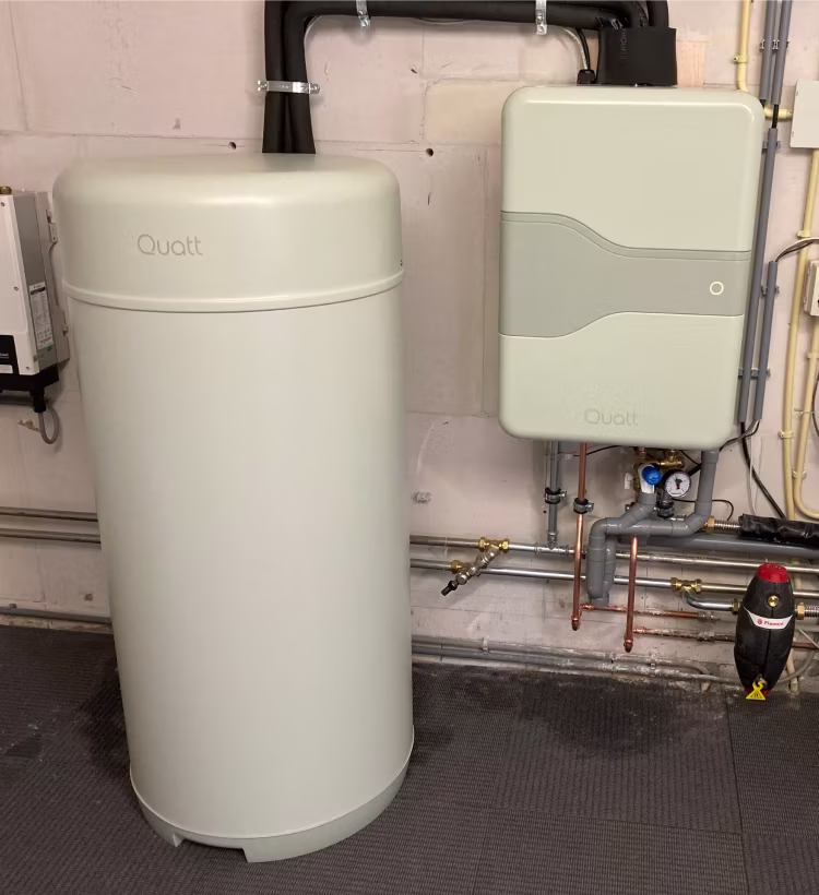 Foto van de Quatt installatie