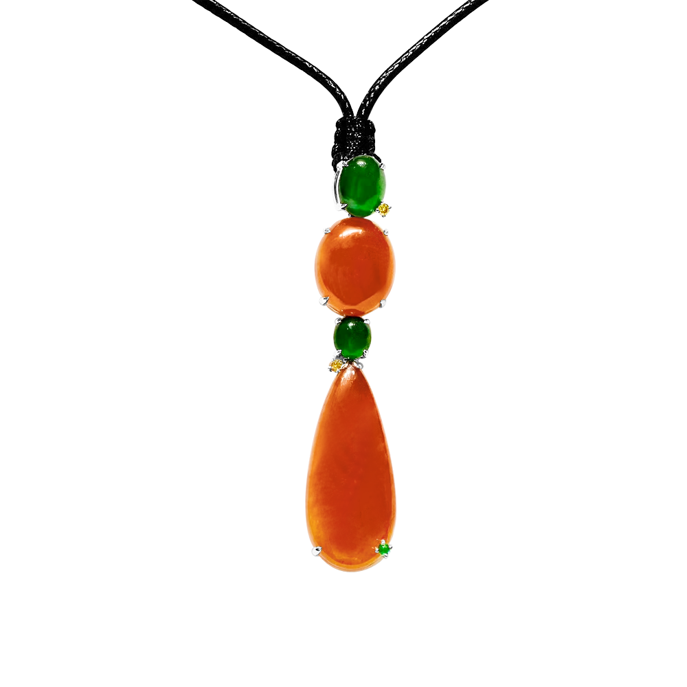 Accompanied by Hong Kong Jade & Stone Laboratory certificate, stating that the jadeite is natural, known in the trade as "A Jade".