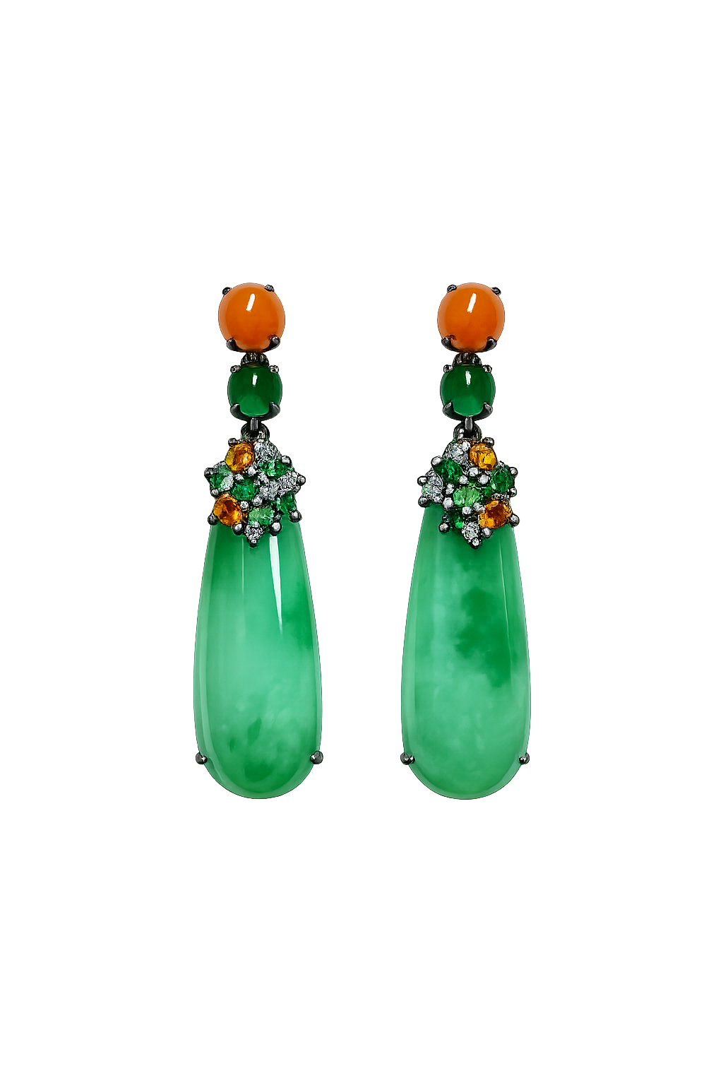 Accompanied by a HKJSL certificate stating the jadeite is natural, known in the trade as "A Jade".