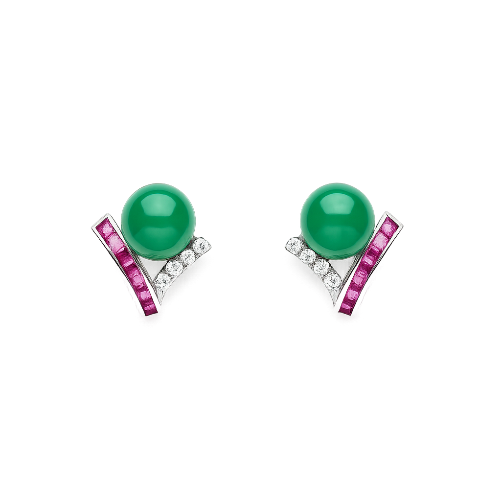 Accompanied by Hong Kong Jade & Stone Laboratory certificate stating that the jadeite is natural, known in the trade as "A Jade".