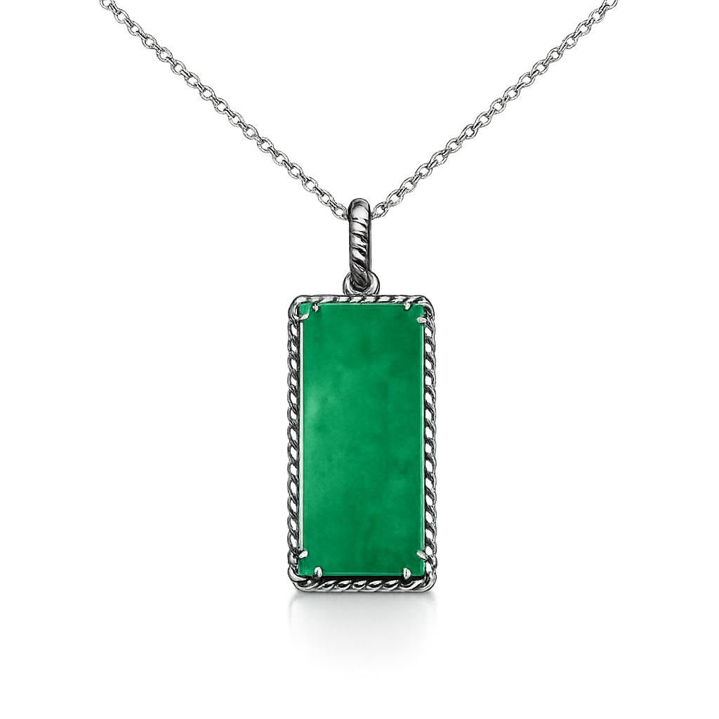 Accompanied by Hong Kong Jade & Stone Laboratory Certificate, stating that the jadeite is natural, known in the trade as ‘A Jade’.