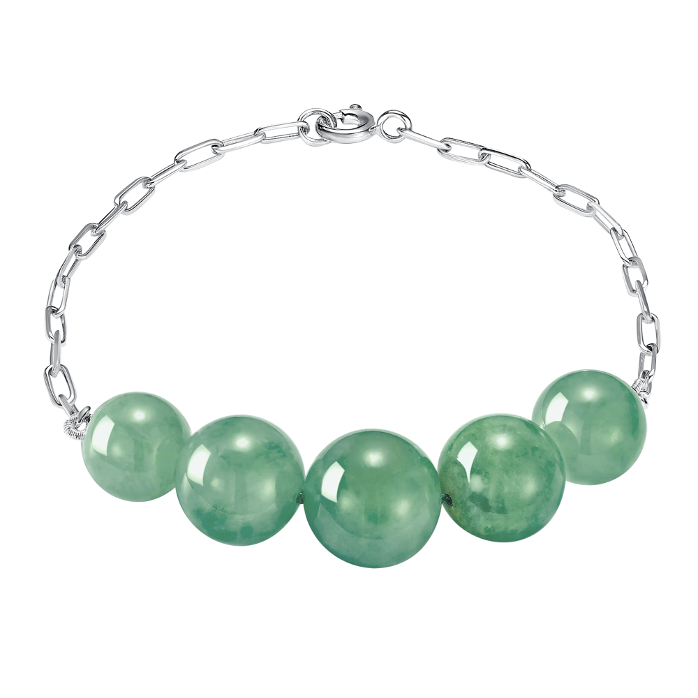 Accompanied by Hong Kong Jade & Stone Laboratory Certificate, stating that the jadeite is natural, known in the trade as ‘A Jade’.