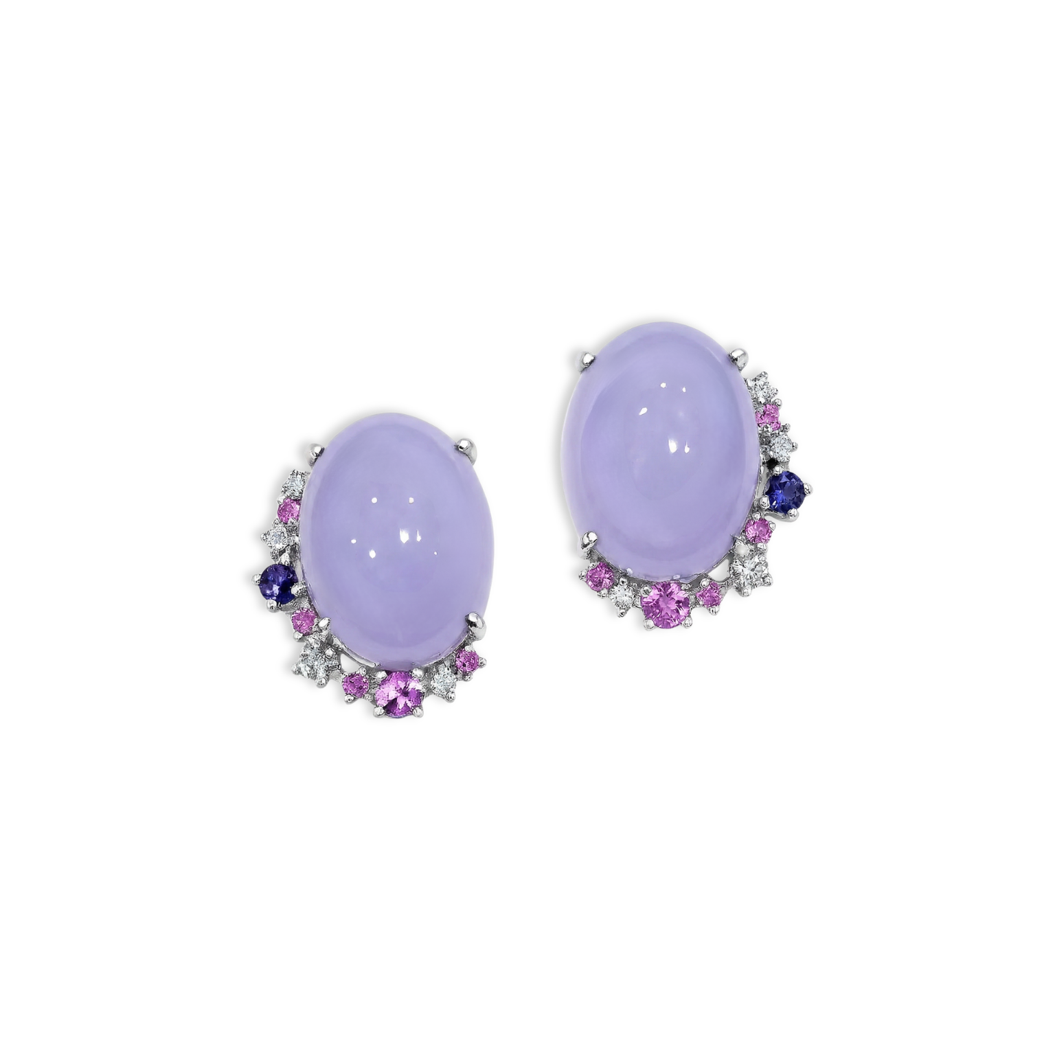 Accompanied by Hong Kong Jade & Stone Laboratory certificate, stating that the jadeite is natural, known in the trade as "A Jade". 