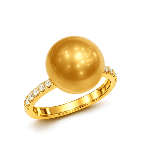 Golden South Sea Cultured Pearl