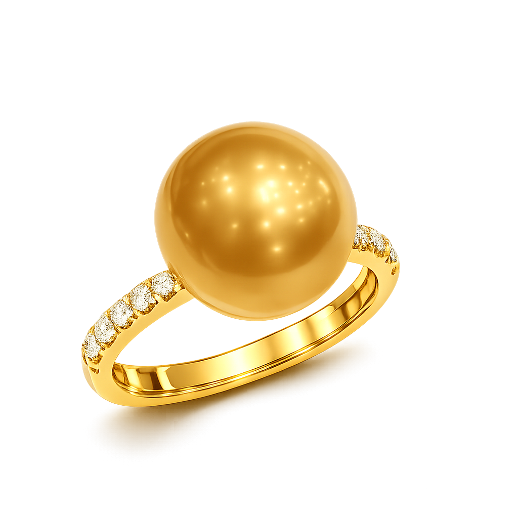 Golden South Sea Cultured Pearl