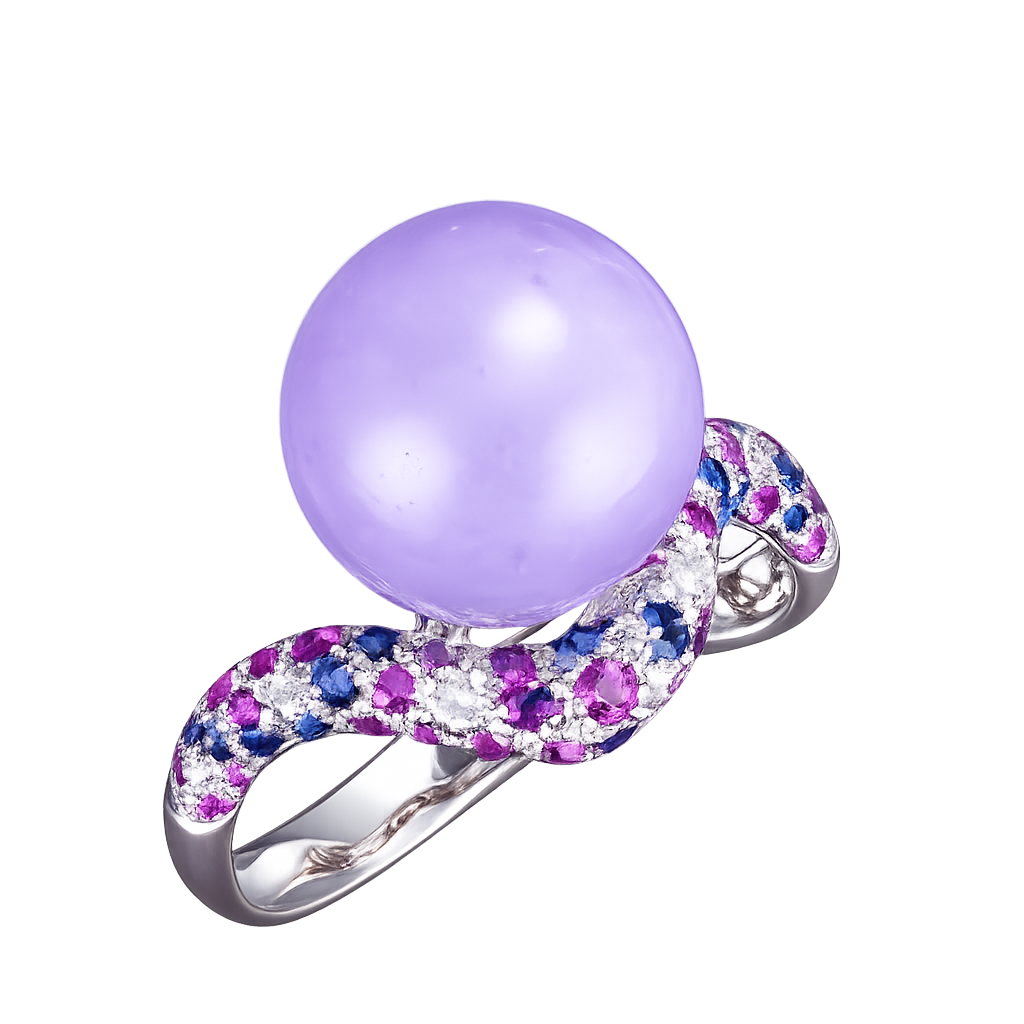 Accompanied by Hong Kong Jade & Stone Laboratory Certificate, stating that the jadeite is natural, known in the trade as ‘A Jade’.