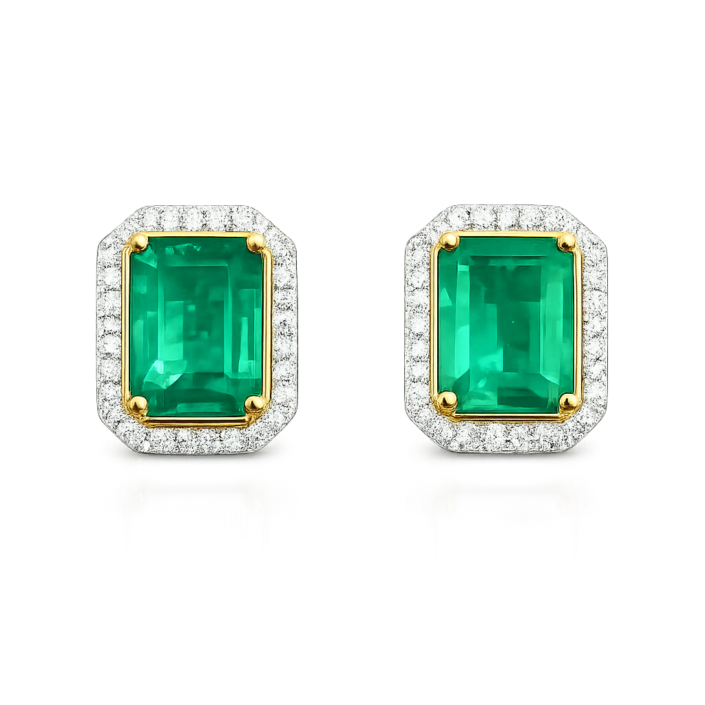 Accompanied by a GIA report stating that the emerald is of Zambia origin, clarity enhancement: no indications of clarity enhancement and minor.