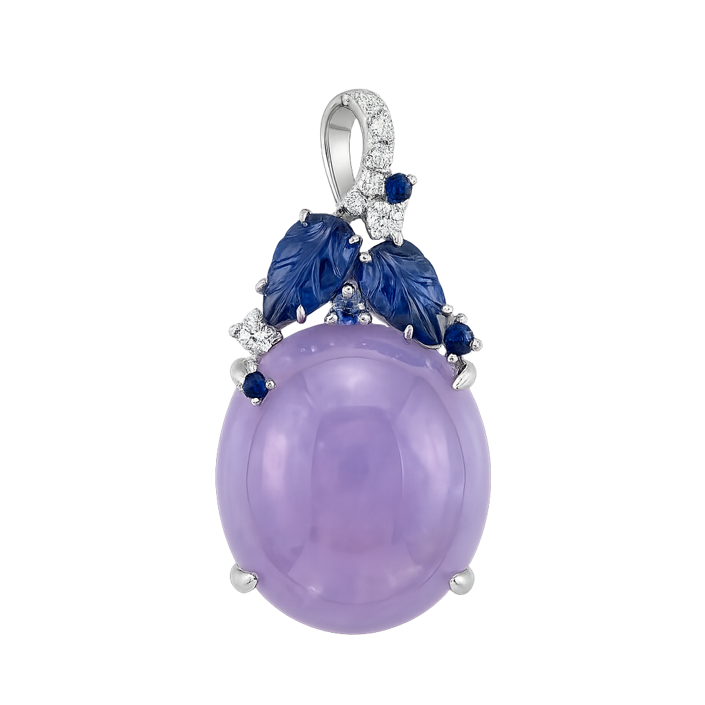 Accompanied by Hong Kong Jade & Stone Laboratory Certificate, stating that the jadeite is natural, known in the trade as ‘A Jade’.