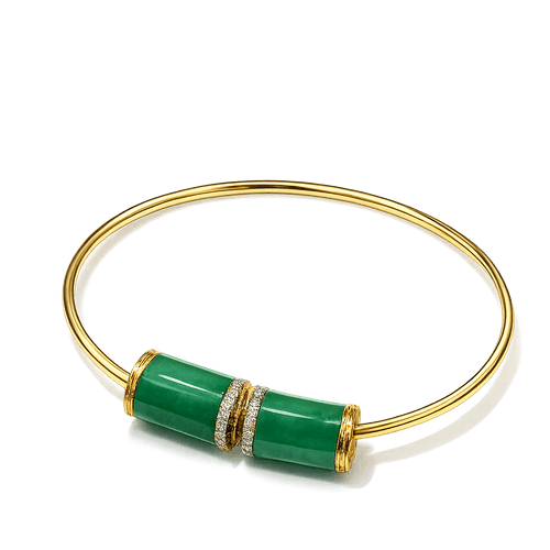 Accompanied by Hong Kong Jade & Stone Laboratory Certificate, stating that the jadeite is natural, known in the trade as ‘A Jade’.