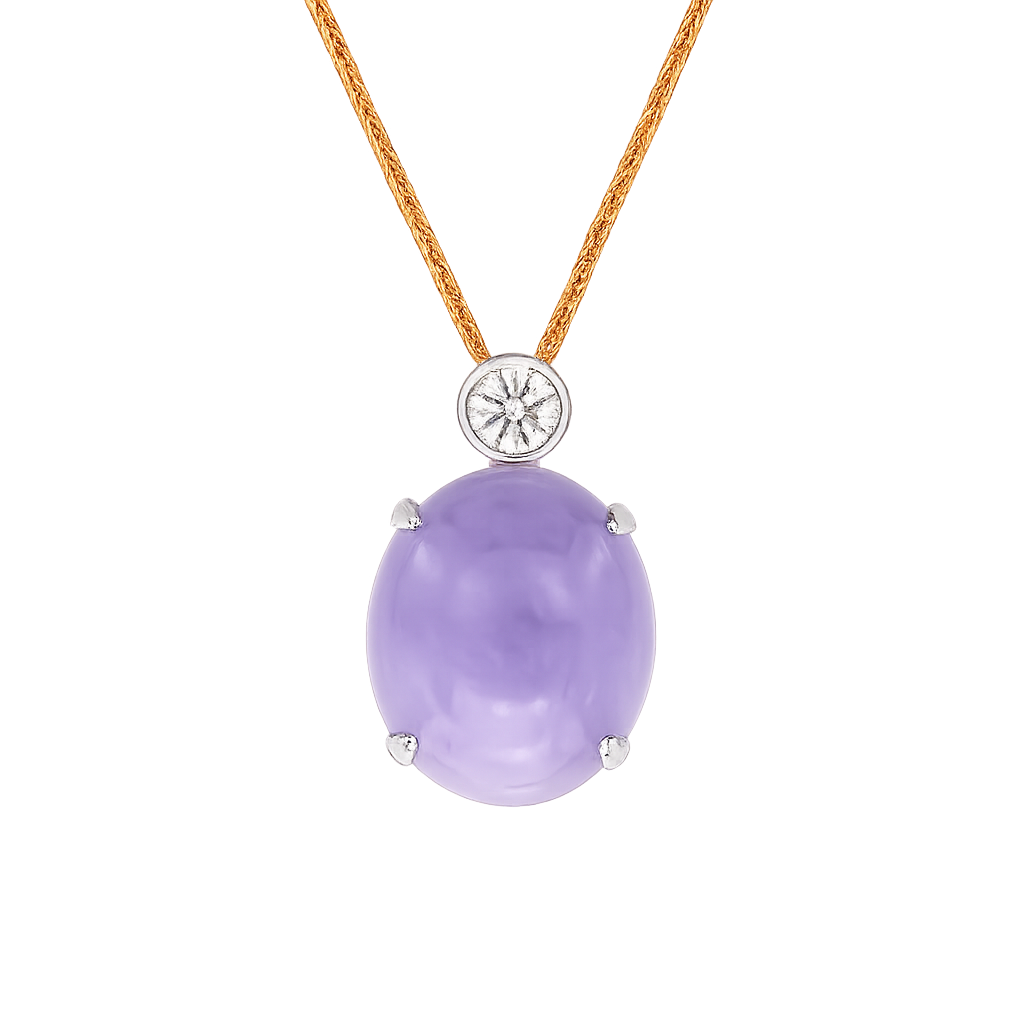 Accompanied by Hong Kong Jade & Stone Laboratory Certificate, stating that the jadeite is natural, known in the trade as ‘A Jade’.
