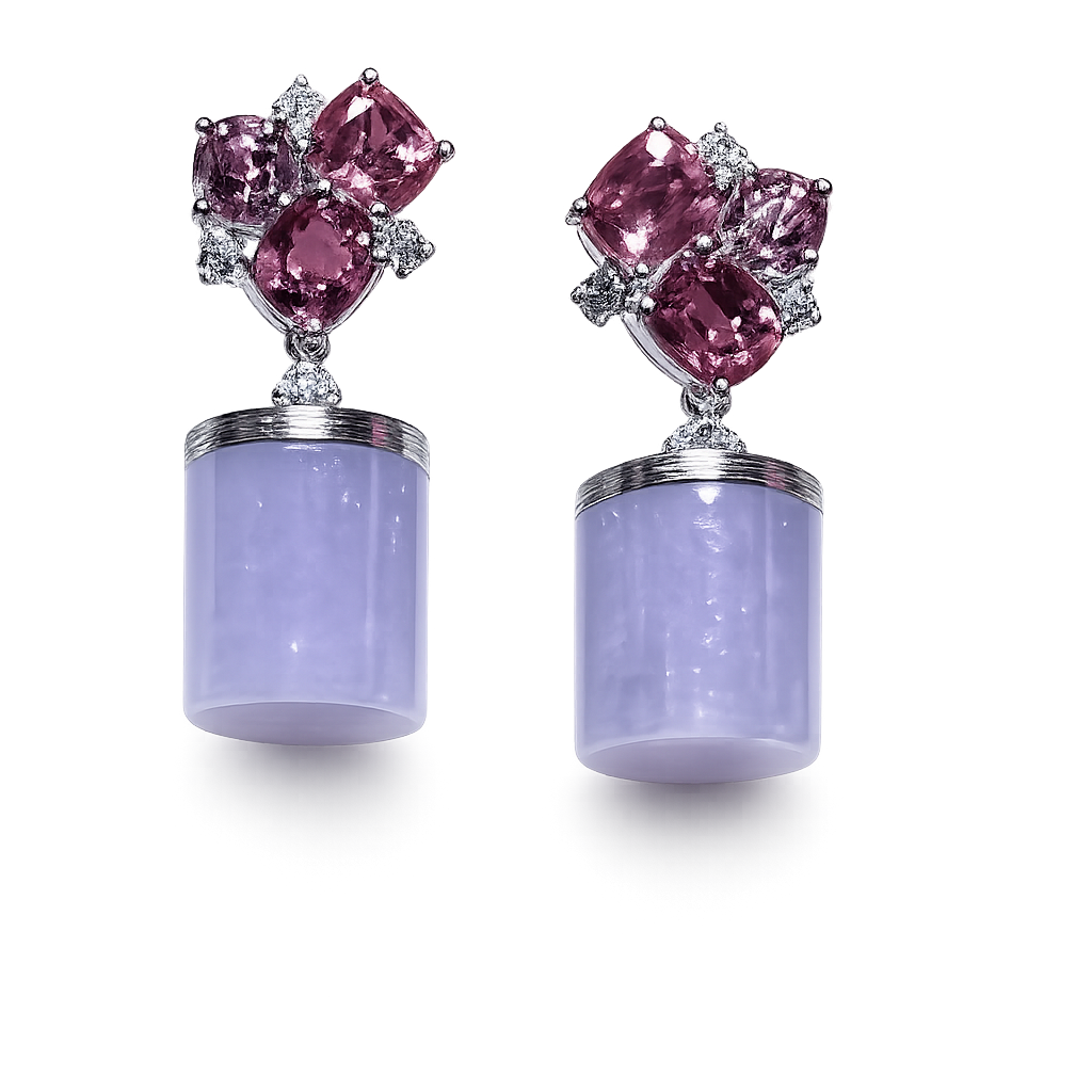 Accompanied by Hong Kong Jade & Stone Laboratory Certificate, stating that the jadeite is natural, known in the trade as ‘A Jade’.