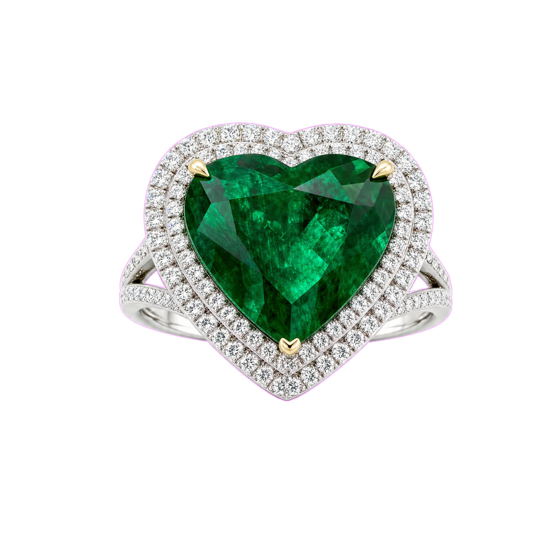 Accompanied by a GRS report that the emerald is natural, Vivid Green colour, of Colombian origin, with minor clarity enhancement; along with an appendix, stating that the emeralds are reminiscent in hue of the varieties displaying the legendary color found in the world-renowned Muzo mines. They are formally described as "Muzo Green" and commonly known in the trade as "Old Mine" emeralds.