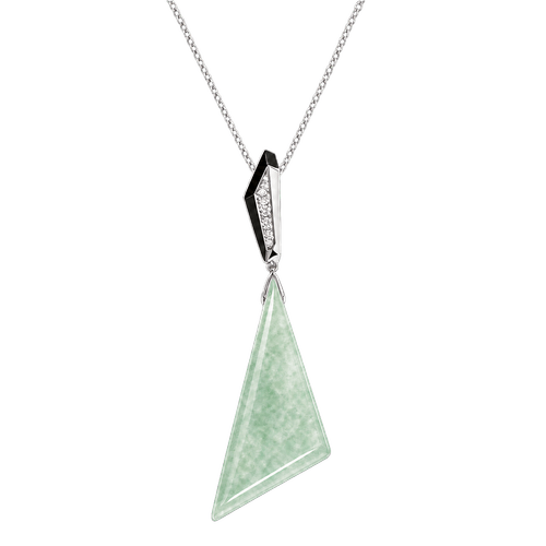 Accompanied by Hong Kong Jade & Stone Laboratory Certificate, stating that the jadeite is natural, known in the trade as ‘A Jade’.