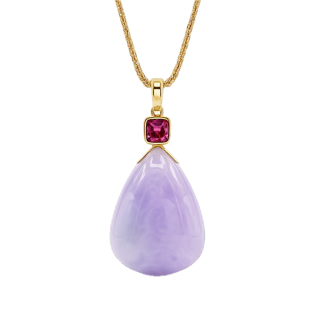 Accompanied by Hong Kong Jade & Stone Laboratory Certificate, stating that the jadeite is natural, known in the trade as ‘A Jade’.