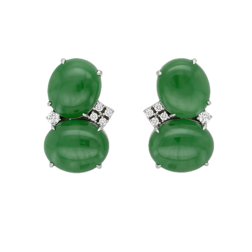 Accompanied by Hong Kong Kowloon Jade & Jewellery Laboratory certificate, stating that the jadeite is natural, known in trade as 'A Jade'.