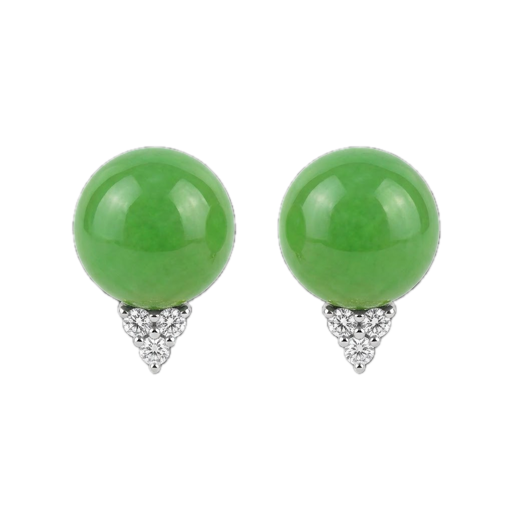 Accompanied by Hong Kong Kowloon Jade & Jewellery Laboratory certificate, stating that the jadeite is natural, known in trade as 'A Jade'.