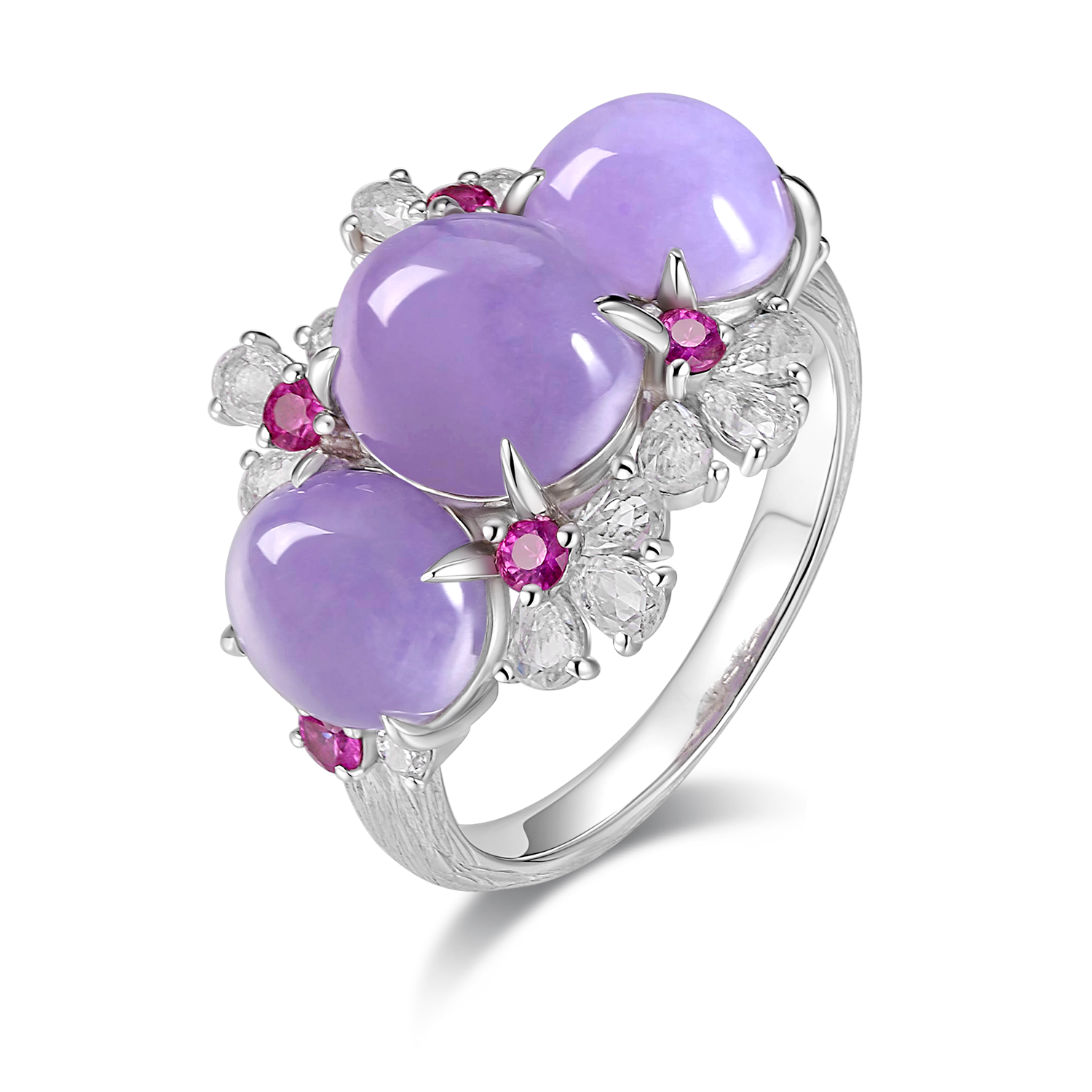 Accompanied by a Hong Kong Jade & Stone Laboratory certificate stating the jadeite is natural, known in the trade as "A Jade".