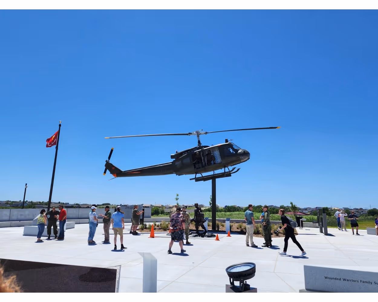 NVVMF Huey Helicopter SumTur Amphitheater Omaha Nebraska